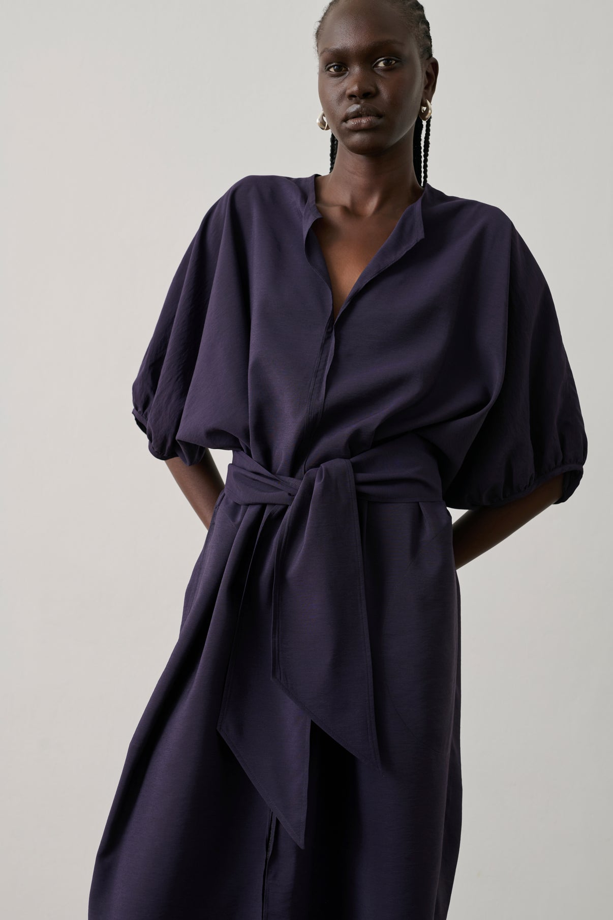 Robe Alger - Violet Foncé - Femme vue 2