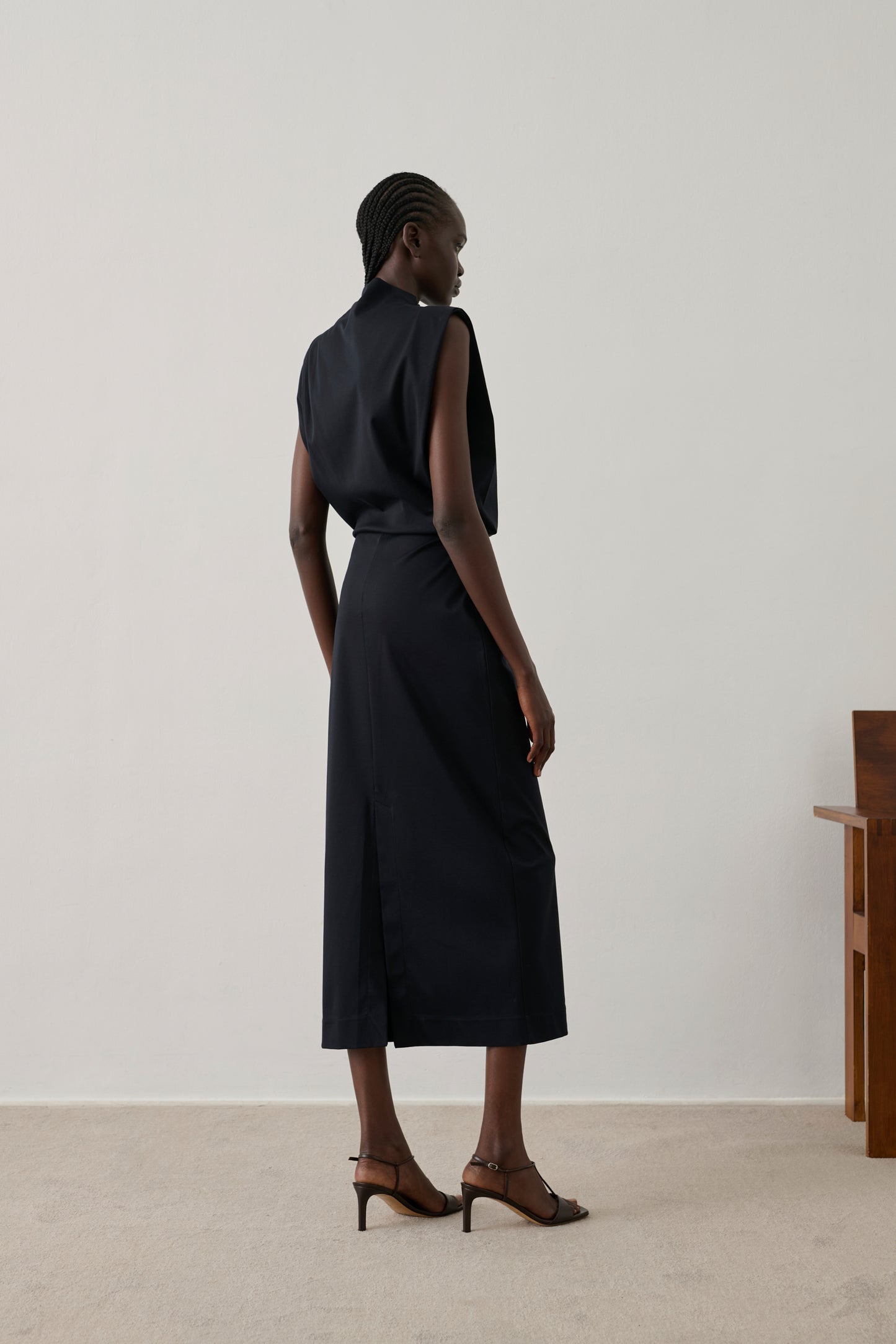 Robe Gemma - Noir - Coton - Femme