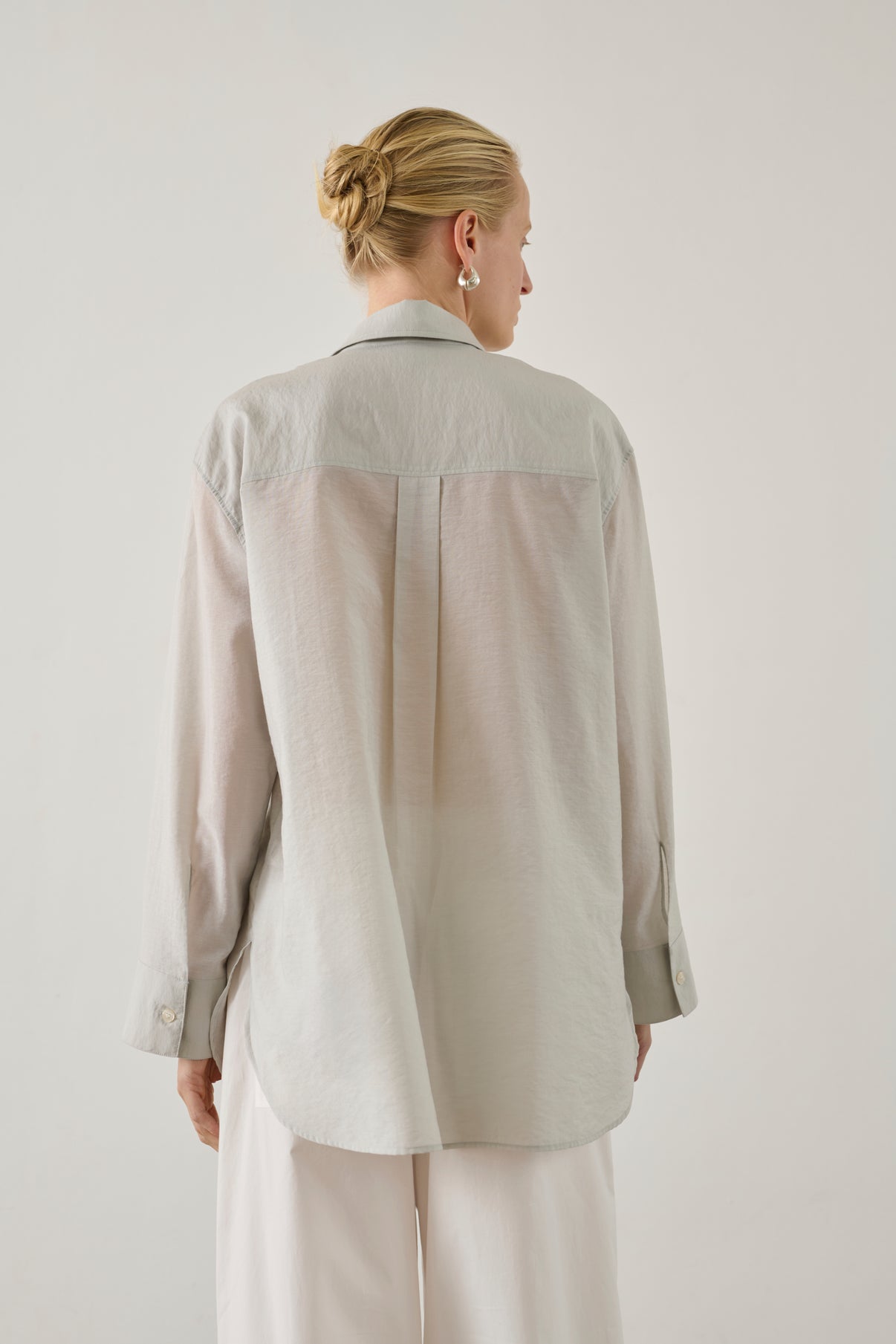 Chemise Francesca - Gris Clair - Femme vue 4