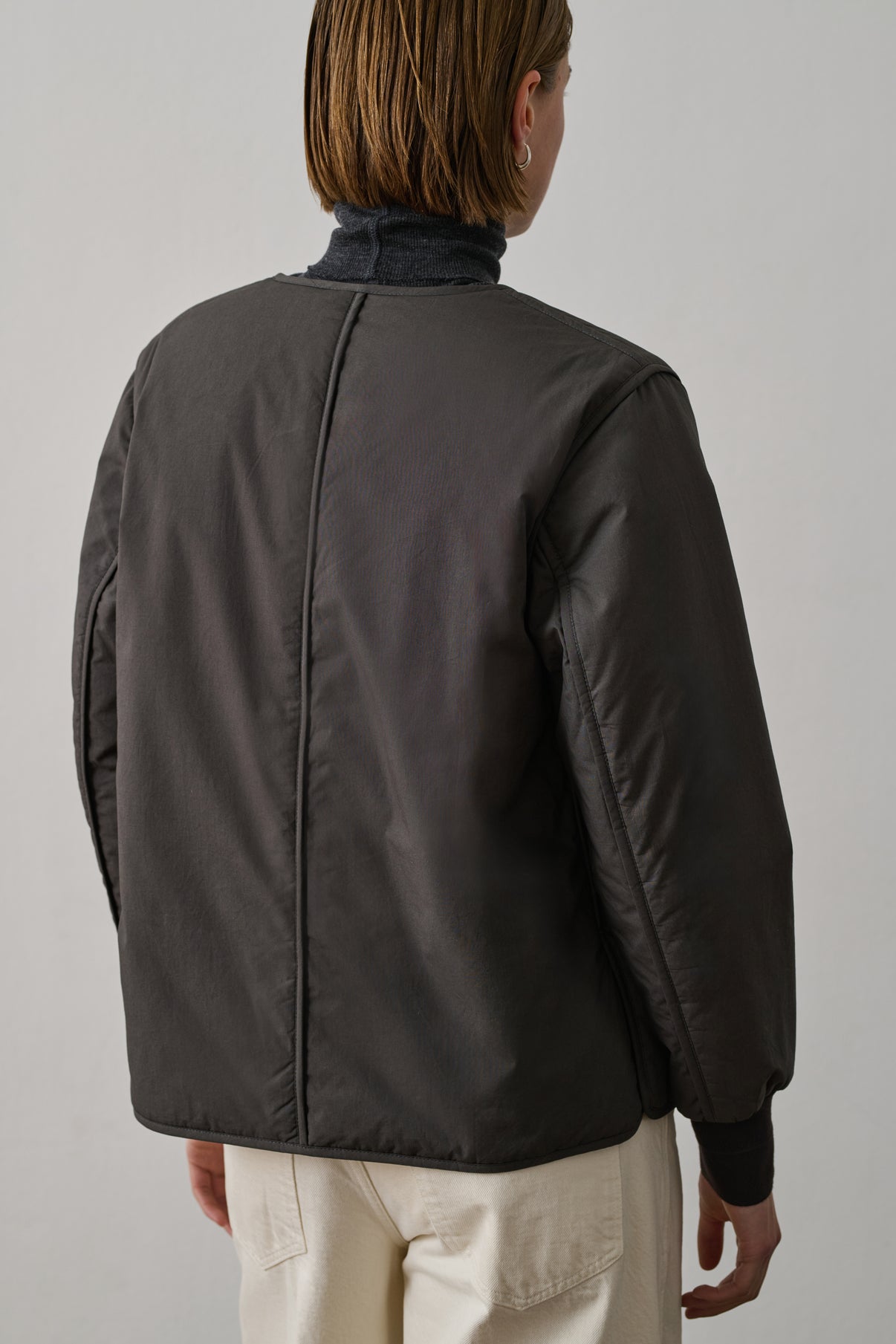 Blouson Goji - Gris Foncé - Coton - Femme vue 4