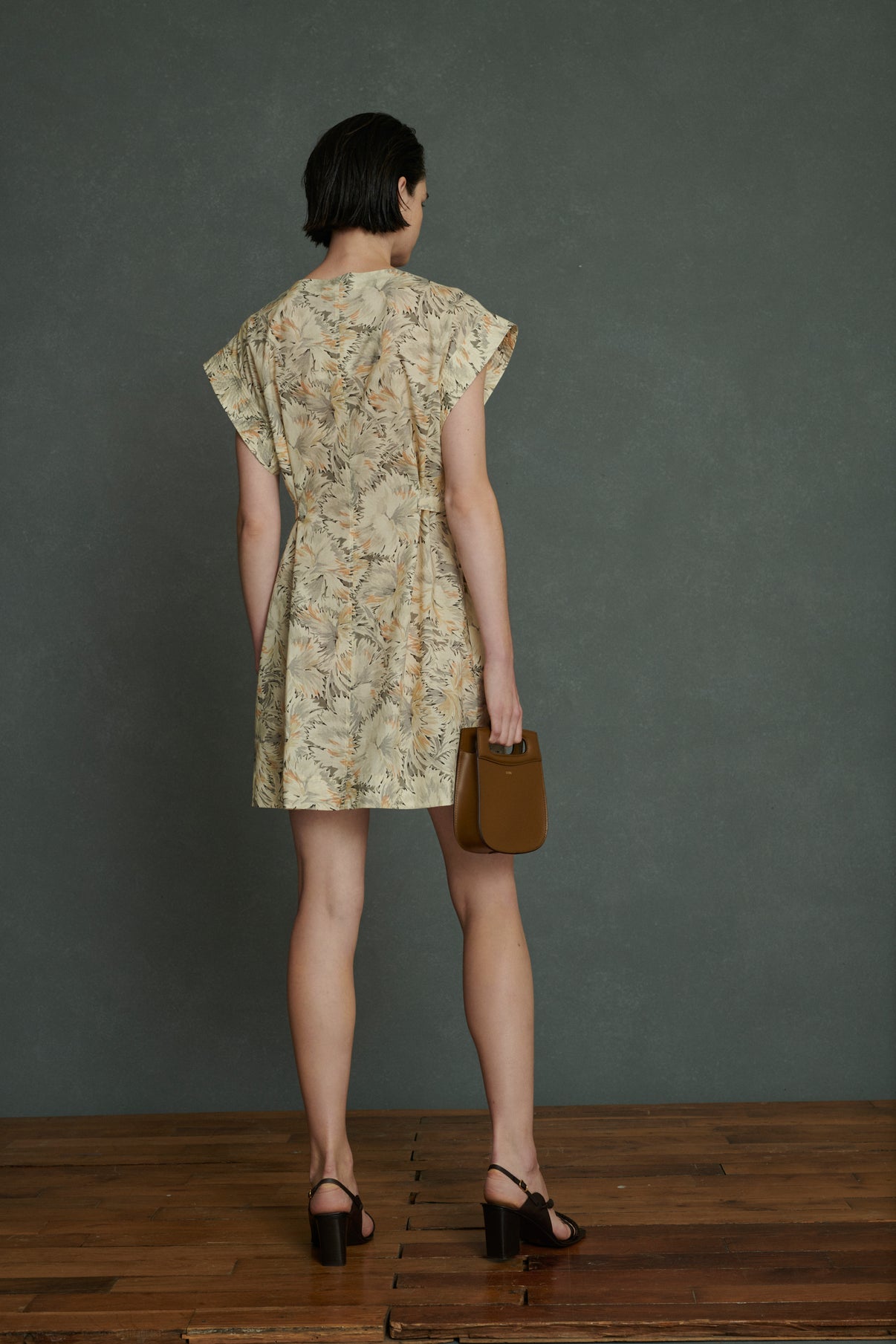 Robe Alba - Beige/Gris - Coton - Femme vue 2