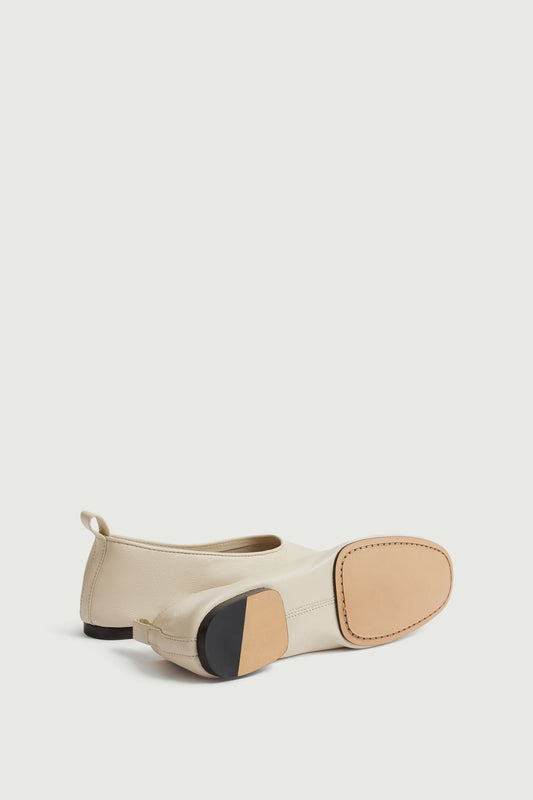 Ballerines Bala - Ivoire - Cuir - Femme