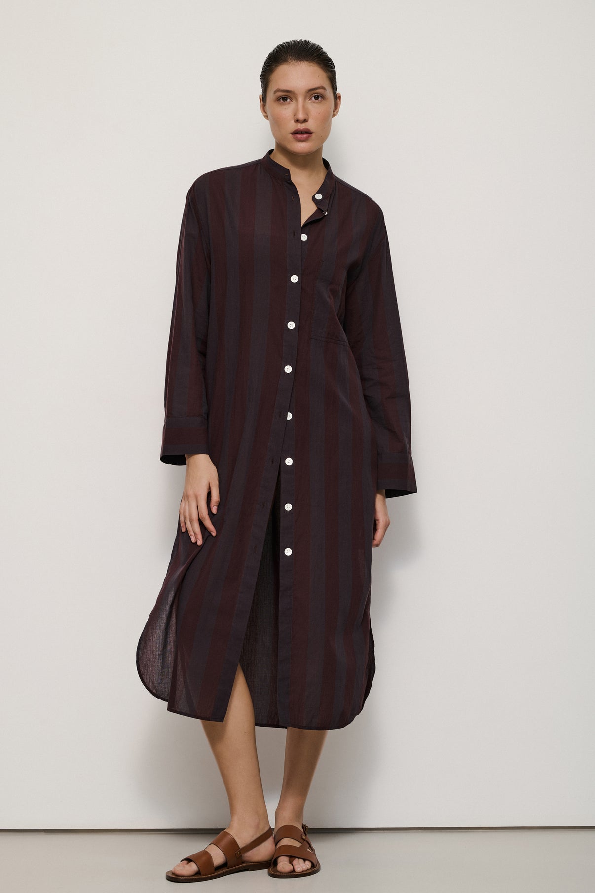 IL BURGUNDY VESTITO DRESS vue 1