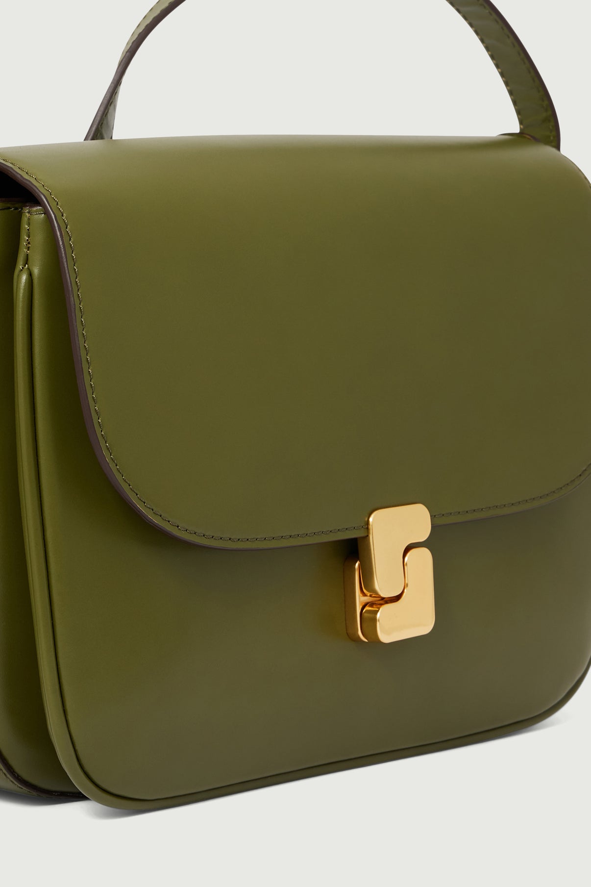 Sac Bellissima Maxi - Vert Olive - Cuir - Femme vue 3