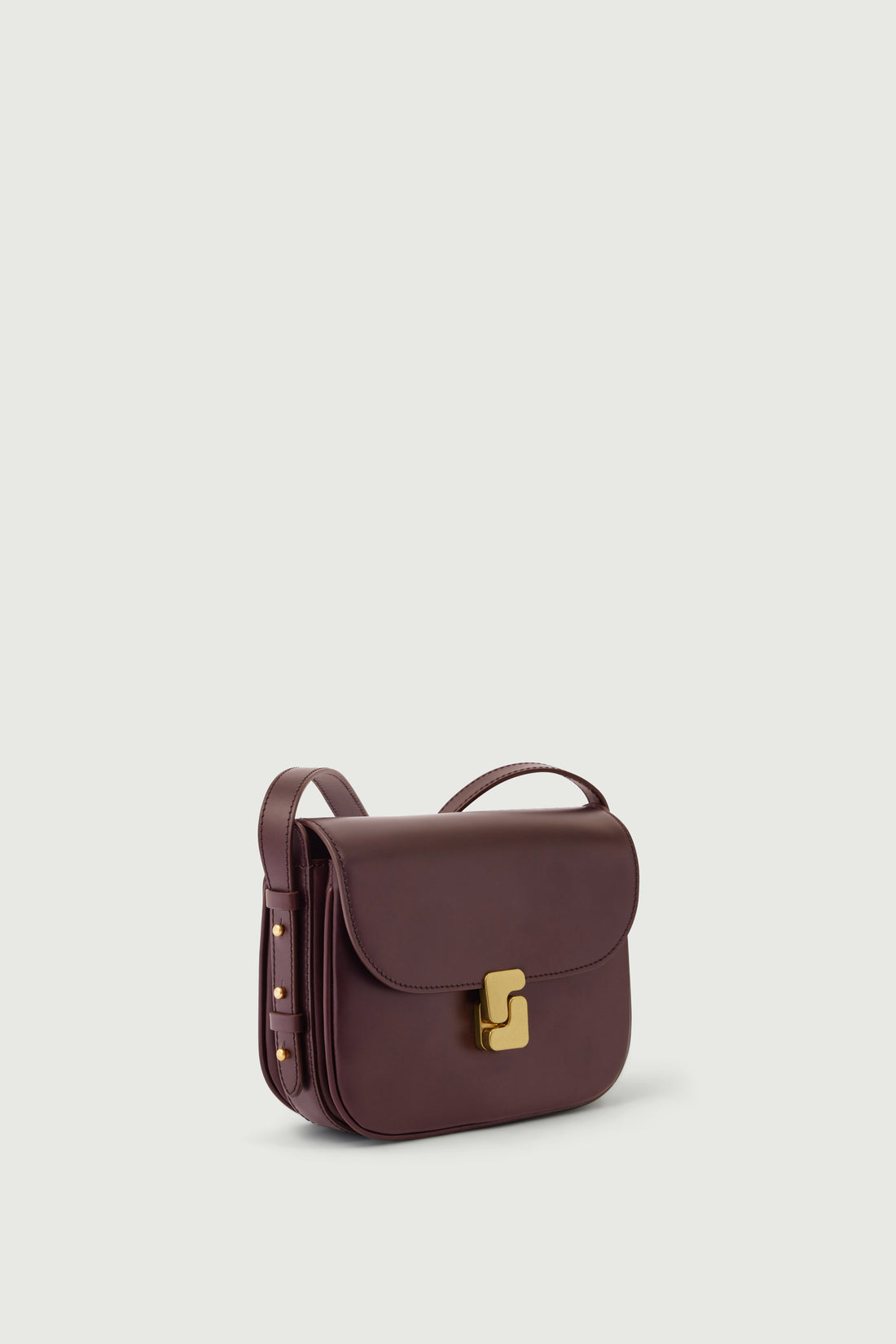 Sac Bellissima Mini - Bordeaux Foncé - Cuir - Femme